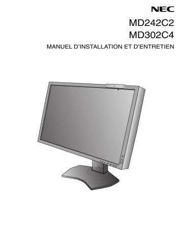 Manuel du propriétaire | NEC MD302C4-220 Manuel utilisateur | Fixfr