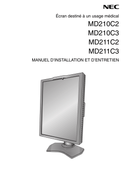 NEC MD211C3 Manuel utilisateur