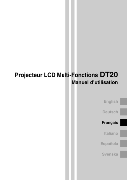 NEC DT20 Manuel utilisateur