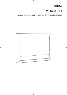 NEC MD461OR Manuel utilisateur