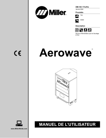 LE079063 | Manuel du propriétaire | Miller AEROWAVE CE Manuel utilisateur | Fixfr