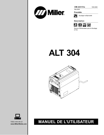 LC514866 | Manuel du propriétaire | Miller ALT 304 Manuel utilisateur | Fixfr