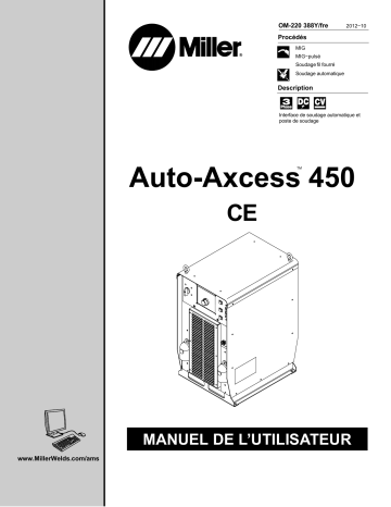 MC490891U | Manuel du propriétaire | Miller AUTO-AXCESS 450 CE Manuel utilisateur | Fixfr