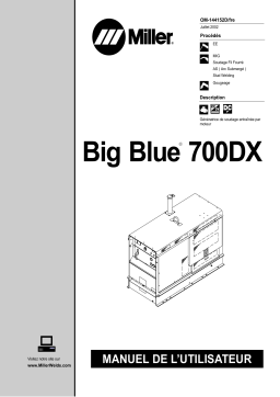 Miller BIG BLUE 700DX Manuel utilisateur