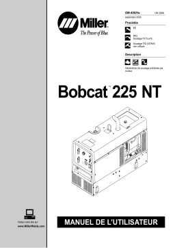 Miller BOBCAT 225 NT KOHLER Manuel utilisateur