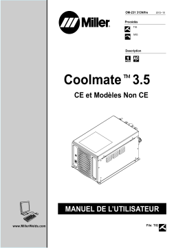 Miller COOLMATE 3.5 Manuel utilisateur