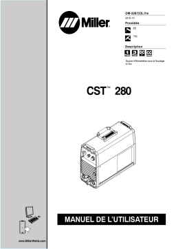 Miller CST 280 (FRENCH MODEL - 907244013) Manuel utilisateur