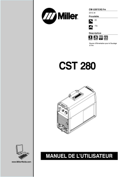 Miller CST 280 (FRENCH MODEL - 907244013) Manuel utilisateur