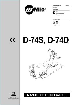 Miller D-74S Manuel utilisateur