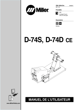 Miller D-74D CE Manuel utilisateur