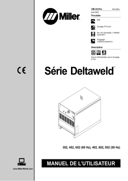 Miller DELTAWELD 852 Manuel utilisateur