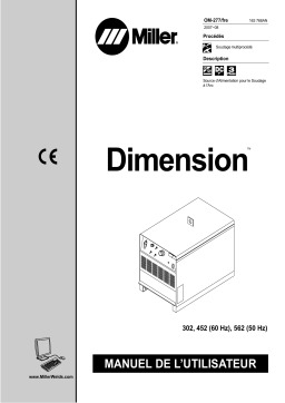 Miller DIMENSION 452 Manuel utilisateur