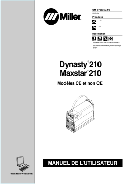 Miller MAXSTAR 210 STR Manuel utilisateur