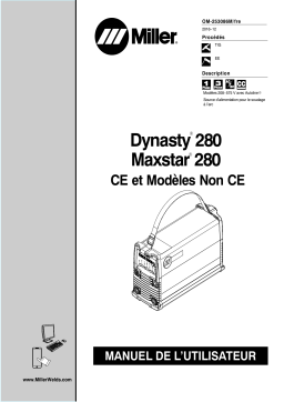 Miller MAXSTAR 280 Manuel utilisateur