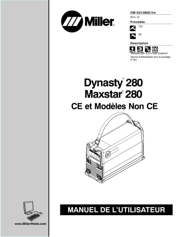 ME320205L | Manuel du propriétaire | Miller MAXSTAR 280 Manuel utilisateur | Fixfr