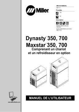 Miller MAXSTAR 350 ALL OTHER CE AND NON-CE MODELS Manuel utilisateur