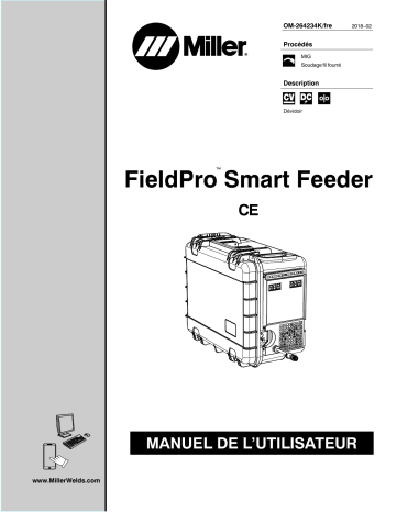 MJ384162V | Manuel du propriétaire | Miller FIELDPRO SMART FEEDER CE Manuel utilisateur | Fixfr