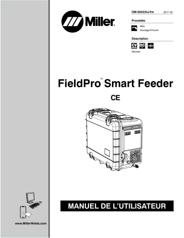 MH164005V | Manuel du propriétaire | Miller FIELDPRO SMART FEEDER CE Manuel utilisateur | Fixfr
