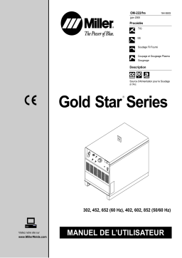 Miller GOLDSTAR 852 Manuel utilisateur