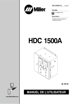 Miller HDC 1500A CE Manuel utilisateur