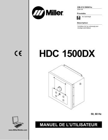 LJ211128V | Manuel du propriétaire | Miller HDC 1500DX CE Manuel utilisateur | Fixfr