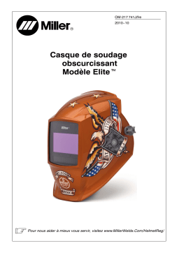 Miller HELMET ELITE Manuel utilisateur