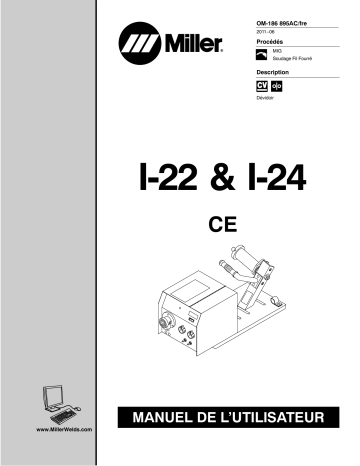 MB410001V | Manuel du propriétaire | Miller I-22 CE Manuel utilisateur | Fixfr