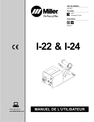 LB185778 | Manuel du propriétaire | Miller I-22 CE Manuel utilisateur | Fixfr