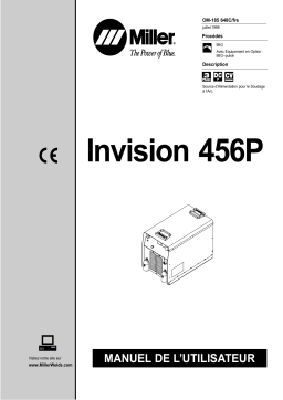 Miller INVISION 456P CE (400 VOLT) Manuel utilisateur