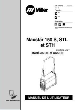 Miller MAXSTAR 150 STL Manuel utilisateur