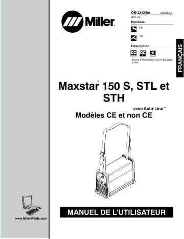 MB230553J | Manuel du propriétaire | Miller MAXSTAR 150 STL Manuel utilisateur | Fixfr