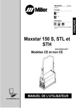 Miller MAXSTAR 150 STH Manuel utilisateur