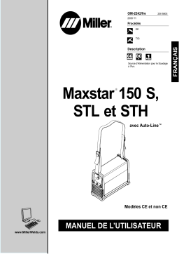 Miller MAXSTAR 150 STL Manuel utilisateur