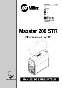 Miller MAXSTAR 200 STR Manuel utilisateur