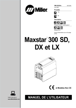 Miller MAXSTAR 300 DX Manuel utilisateur