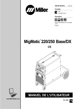 Miller MIGMATIC 220 BASE/DX Manuel utilisateur