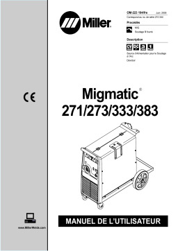 Miller MIGMATIC 271/273/293/333/383 Manuel utilisateur