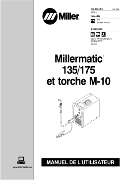 Miller MILLERMATIC 135 AND M-10 GUN Manuel utilisateur