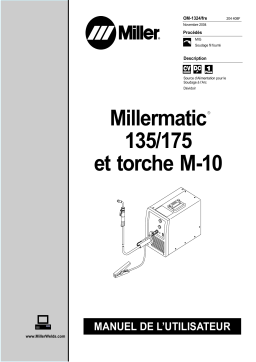 Miller MILLERMATIC 135 AND M-10 GUN Manuel utilisateur