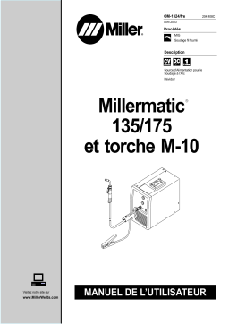 Miller MILLERMATIC 135 AND M-10 GUN Manuel utilisateur