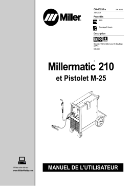 Miller MILLERMATIC 210 Manuel utilisateur