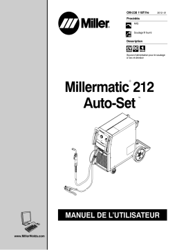 Miller MILLERMATIC 212 AUTOSET Manuel utilisateur