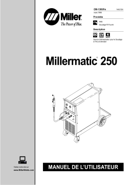 Miller MILLERMATIC 250 Manuel utilisateur