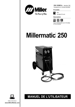 Miller MILLERMATIC 250 Manuel utilisateur