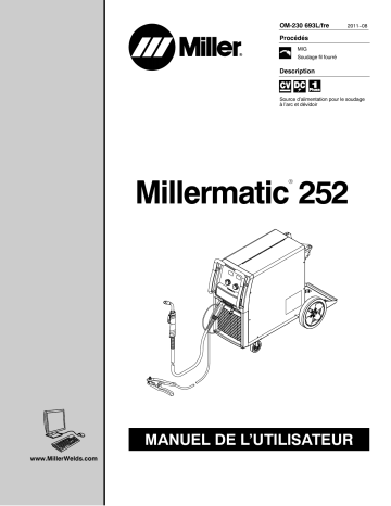 LK510151N | Manuel du propriétaire | Miller MILLERMATIC 252 Manuel utilisateur | Fixfr