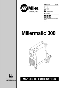 Miller MILLERMATIC 300 Manuel utilisateur