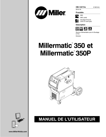 MJ173071N | Manuel du propriétaire | Miller MILLERMATIC 350 Manuel utilisateur | Fixfr