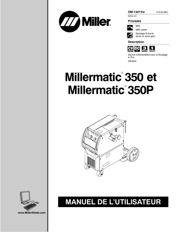 MC061226N | Manuel du propriétaire | Miller MILLERMATIC 350 Manuel utilisateur | Fixfr