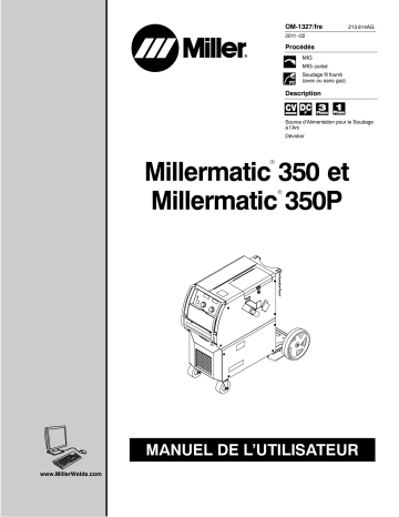 MA290020B | Manuel du propriétaire | Miller MILLERMATIC 350 Manuel utilisateur | Fixfr
