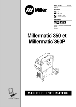 Miller MILLERMATIC 350 Manuel utilisateur